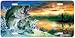 Catch of the Day - Bass - Wildlife Decor Art Print - License Plate Tag By Joe Rivera From Airstrike