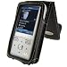 I-nique Tuff-Luv Exec Soft Napa Leather Case cover For Sony Walkman - Black (NWZ-S515 / NWZ-S615 series)