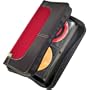 Case Logic Nylon 72-Disc CD/DVD Wallet (Red)-CDW64