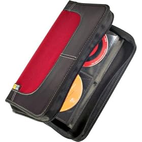 Click here to buy Case Logic Nylon 72-Disc CD DVD Wallet (Red)-CDW64 by Case Logic.