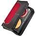 Case Logic Nylon 72-Disc CD/DVD Wallet (Red)-CDW64