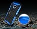 OEAGO Motorola Moto Z Force Droid Case, [Shockproof] [Impact Protection] Tough Rugged Dual Layer Protective Case with Kickstand for Moto Z Force Droid Edition (Not Fit for Moto Z Droid) - Blue