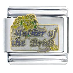 Wedding Mother Of The Bride Italian Charms Bracelet Link