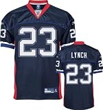 Marshawn Lynch Jersey: Reebok Authentic Navy #23 Buffalo Bills Jersey - 50