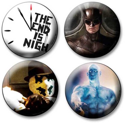  NECA Watchmen Movie "The End Is Nigh" 4-Pin Set
