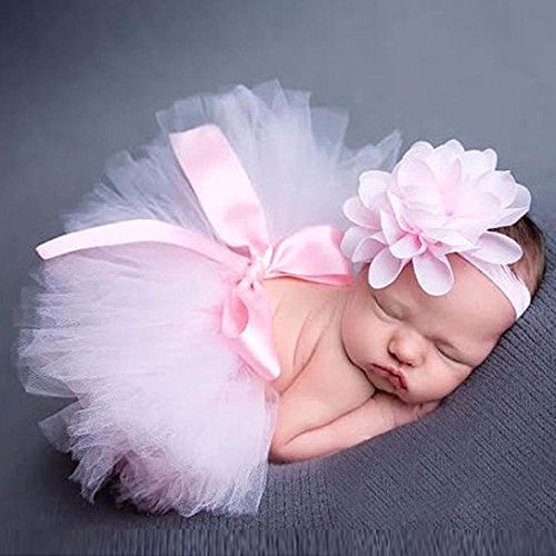 DZT1968® Baby Girl Headband Lace Tutu Ballet Skirts Costume Photo Prop Outfit