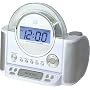 GPX CRCD-6306DT Clock Radio and CD Player with Digital Tune AM/FM Stereo Radio and Weather Band
