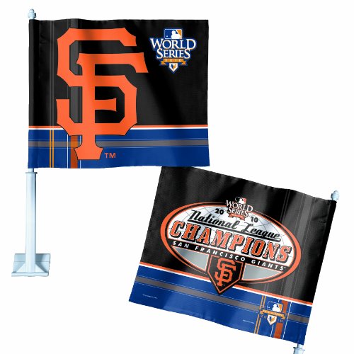 MLB 2010 San Francisco Giants NLCS Champ Car Flag