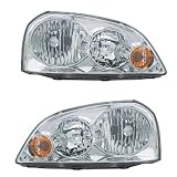 05-08 Suzuki Forenza Headlights Headlamps Head Lights Lamps Pair Set by Aftermarket