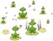 Eurographics DS-LIF1028 Frogs II 24,8 x 35 cm, Decosticker