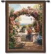 The Arch Wall Tapestry with free hanging rod by Roberto Lombardi, 42 x 53 inches