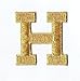 Alphabet Letter - H - Color Gold - 2