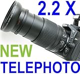 Deluxe 67mm Telephoto Lens 2.2X Professional HD w/ Lens Bag