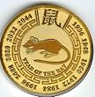 Gold Year of the Rat Coin
