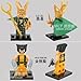 9pcs DC Universe Super Heroes Wolverine X-MEN Loki Robin Green Lantern The Flash Building Minifigures Block Compatible With Lego