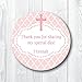 First Communion Favor Stickers