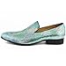 Men Genuine Leather Mens Metallic Textured Slip-on Loafers Shoes