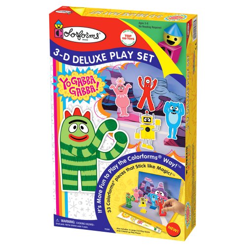 University Games Yo Gabba Gabba! 3-D Deluxe Play Set