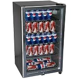 Haier HC125FVS - 125-Can Beverage Center, Black
