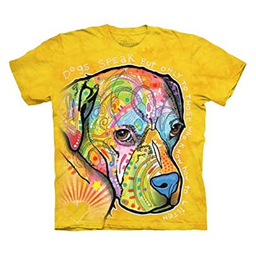 The Mountain Dogs Speak Adult Yellow T-shirt