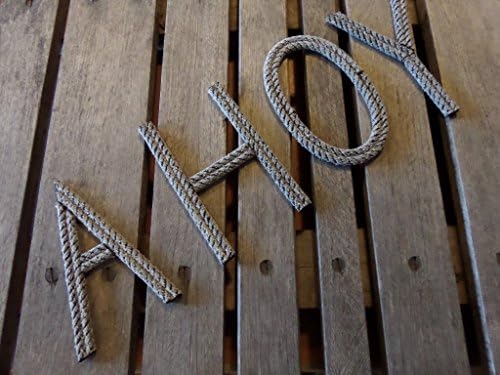 Rope Letters Personalize MADE TO ORDER Alphabet Nautical Decor Text Letters Nursery Decor