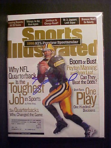 Brett Favre Green Bay Packers Autographed 1998 NFL Preview Sports Illustrated Magazine