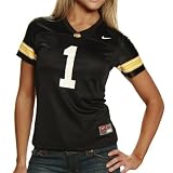 Nike Iowa Hawkeyes #1 Ladies Black Replica Football Jersey