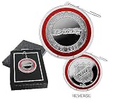 Anaheim Ducks Silver Coin Ornament