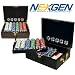 Best Quality 500 11.5g Jackpot Casino Clay Chips w/ Mahogany Case