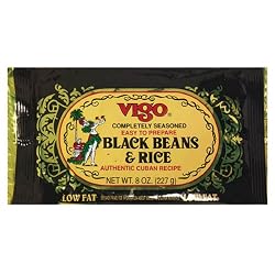 Vigo Black Beans and Rice, 8-Ounce Pouches (Pack of 12)