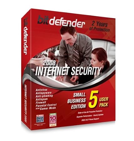 BitDefender Internet Security 2008 - 2 Years/5 Pc's