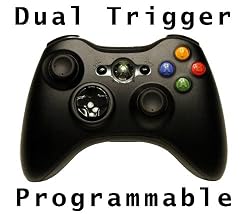 Walkerized Xbox 360 Rapid Fire Controller, 8 Mode, Dual Trigger, Wireless - Black