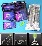 50 Mini Glow Nitro Light Sticks Night Fishing Float Rod