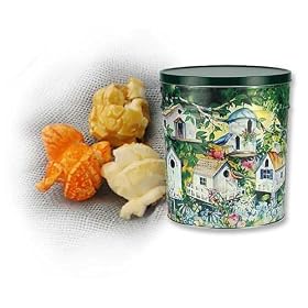 3.5 Gallon Buttery Cheddar Cheese Popcorn Tin - Country Birdhouses