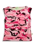 Kyds - Toddler Girls Sleeveless Camouflage Tee, Pink, Burgundy (Size 14)