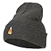 e4Hats.com Candy Corn Embroidered Long Beanie - Dk Grey OSFM