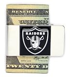 NFL Sculpted & Enameled Pewter Moneyclip - Oakland Raiders