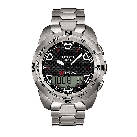 51ZRBGRAHgL Tissot Mens TTouch Expert Titanium AnalogDigital Watch #T0134204420100