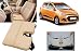 Auto Pearl - Premium Quality Car Seat Rest Cushion Beige For - Hyundai I10 Grand RS.799.00
