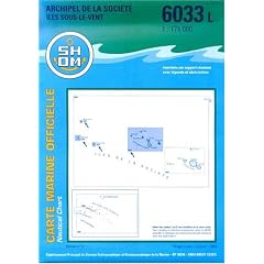 Carte marine : Archipel de la soci�t� : �les sous le vent