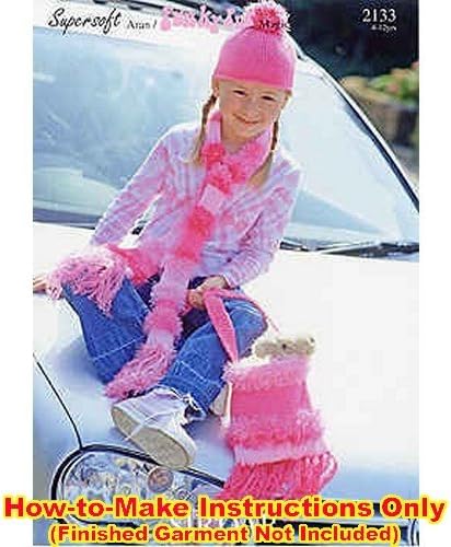 Sirdar Knitting Patterns 2133 Funky Fur and Supersoft Aran