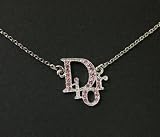 Christian Dior（クリスチャンディオール） Christian Dior【クリスチャン ディオール】D21845ロゴモチーフ クリスタルネックレス ネックレス・ペンダント シルバー