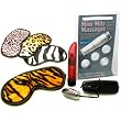 Jungle Fever Blindfold Eye Masks Four Assorted Colors Adult Sex Toy Kit