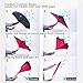 Stick Umbrella, PYRUS Anti-UV Sun Umbrella C Shape Handle Double Layer Rain Hook Umbrella