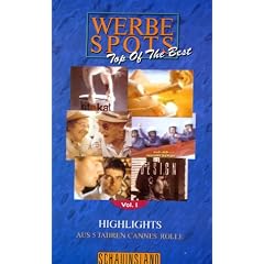 Werbespots - Top of the Best. Highlights aus 5 Jahren Cannes-Rolle 1990 - 94 [VHS]