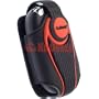 Krusell Blaze Multidapt Rubber Case for Flip Phones (Black/Red)