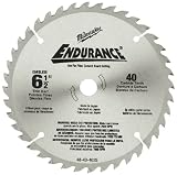Milwaukee 48-40-4025 6-1/2-Inch 40 Tooth Fiber Cement Saw Blade with 5/8-Inch Arbor