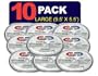Large Instant Reusable Heat Packs (10 Pack) Self Heating Hot & Cold Packs