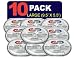 Large Instant Reusable Heat Packs (10 Pack) Self Heating Hot & Cold Packs