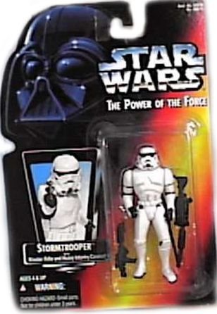 51ZRQZ6CVPL Star Wars Power of the Force Stormtrooper Red Card Action Figure